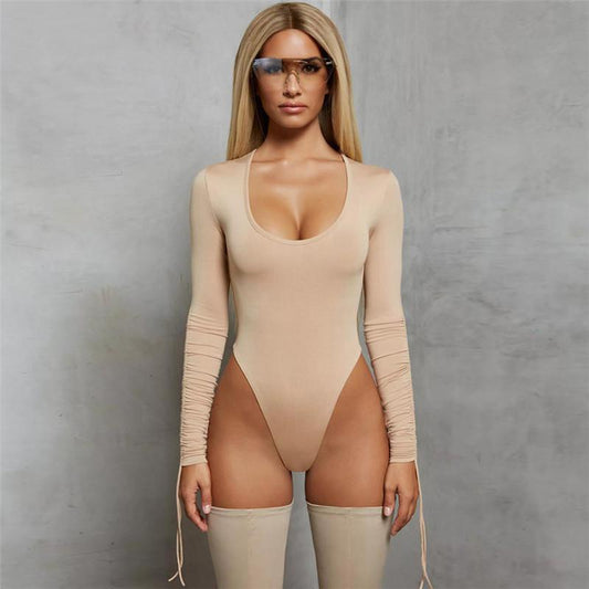 Long Sleeve Scoop Neck Bodysuit