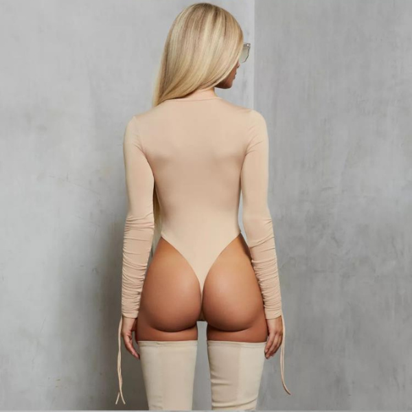 Long Sleeve Scoop Neck Bodysuit