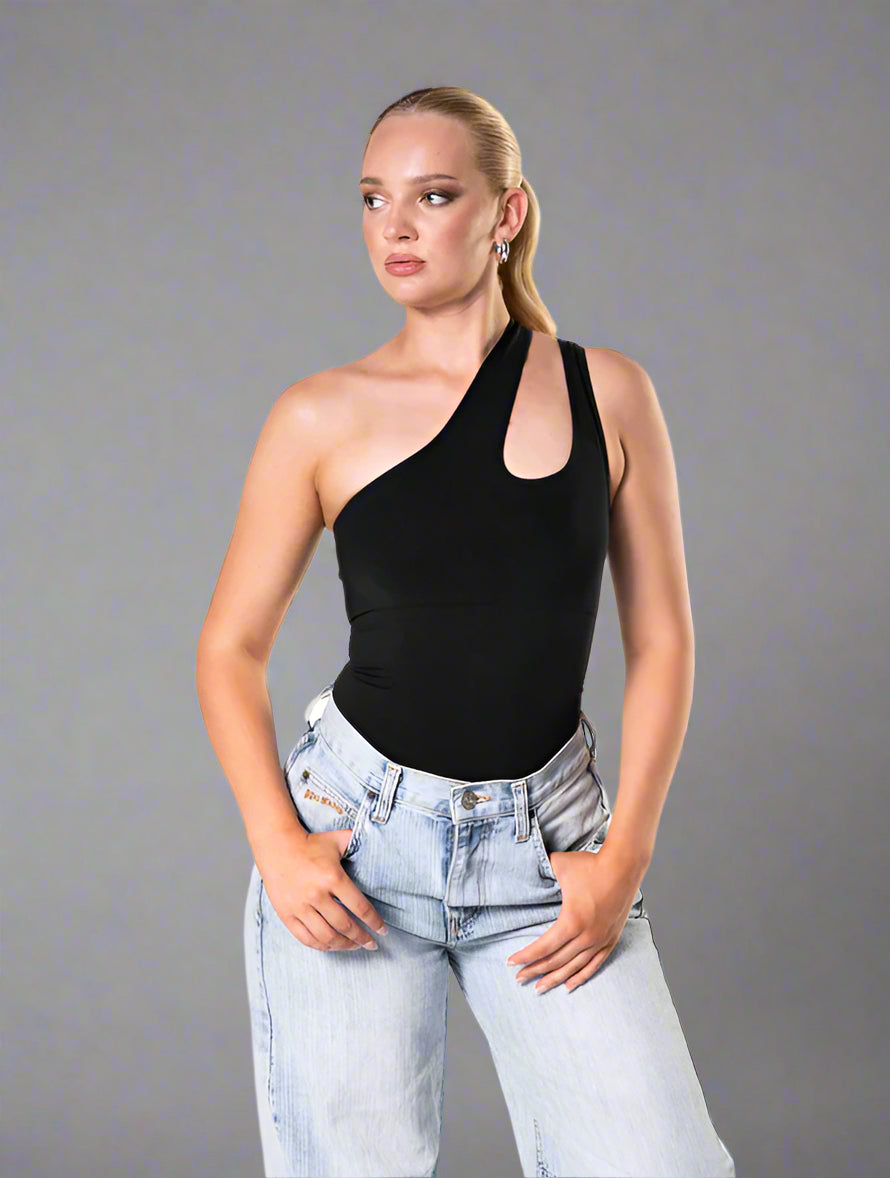 One Shoulder Bodysuit