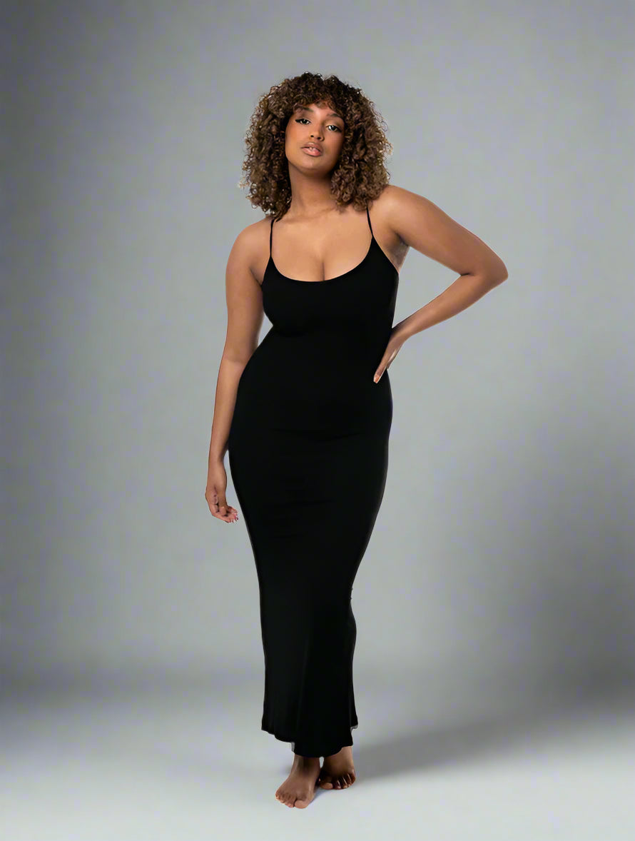 Shapewear Slip Maxi Dress