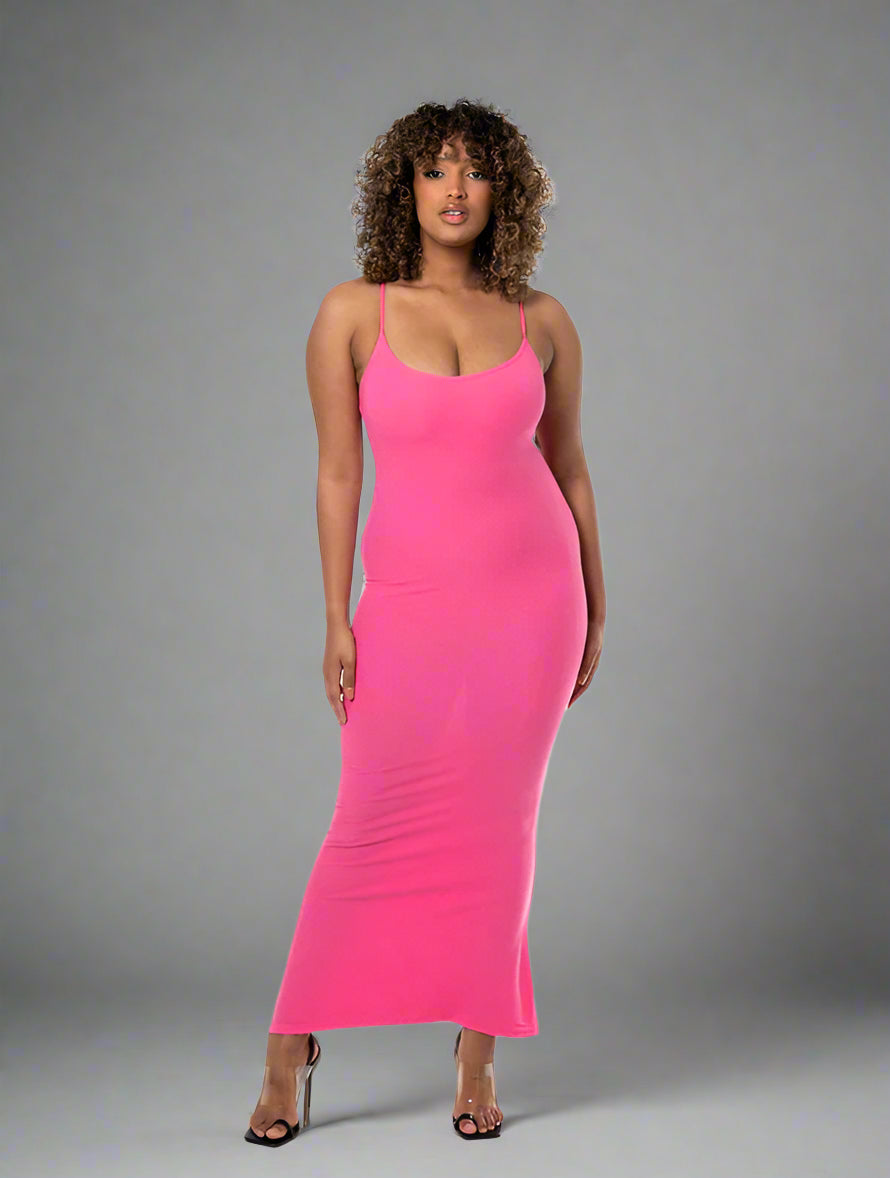 Shapewear Slip Maxi Dress